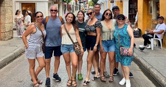 Paula with her family