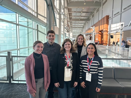 Paula with other graduate students at a recent conference